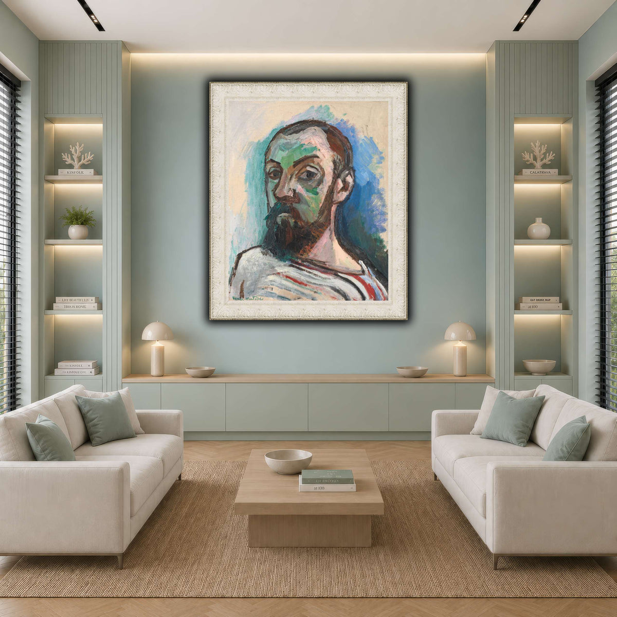 Autoportrait,_Henri_Matisse cool-living room