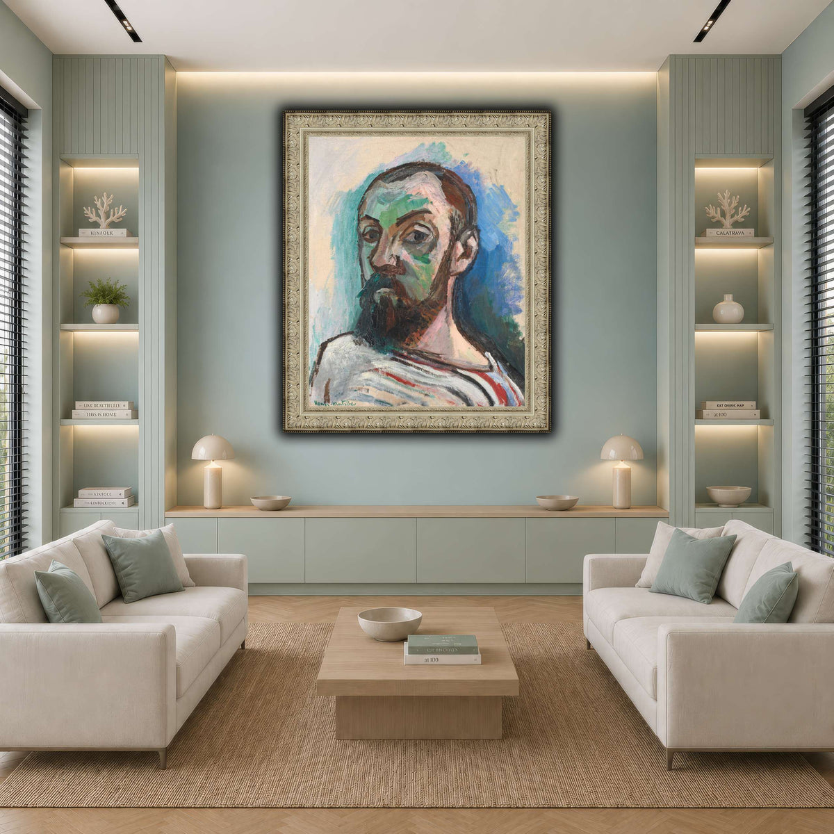 Autoportrait,_Henri_Matisse cool-living room
