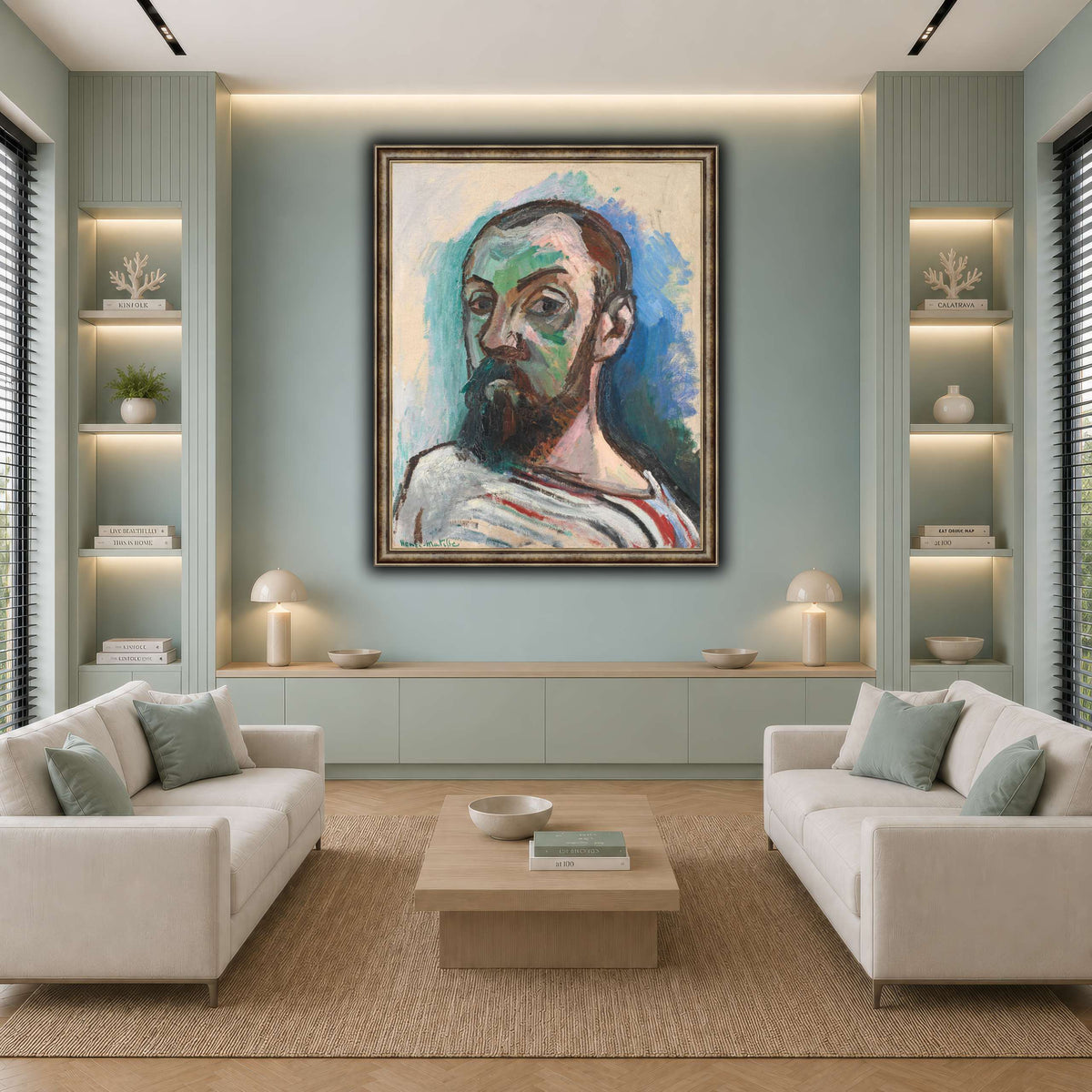 Autoportrait,_Henri_Matisse cool-living room