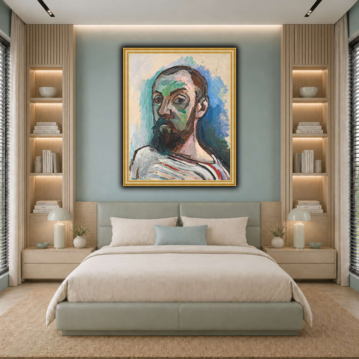 Autoportrait,_Henri_Matisse cool-bedroom