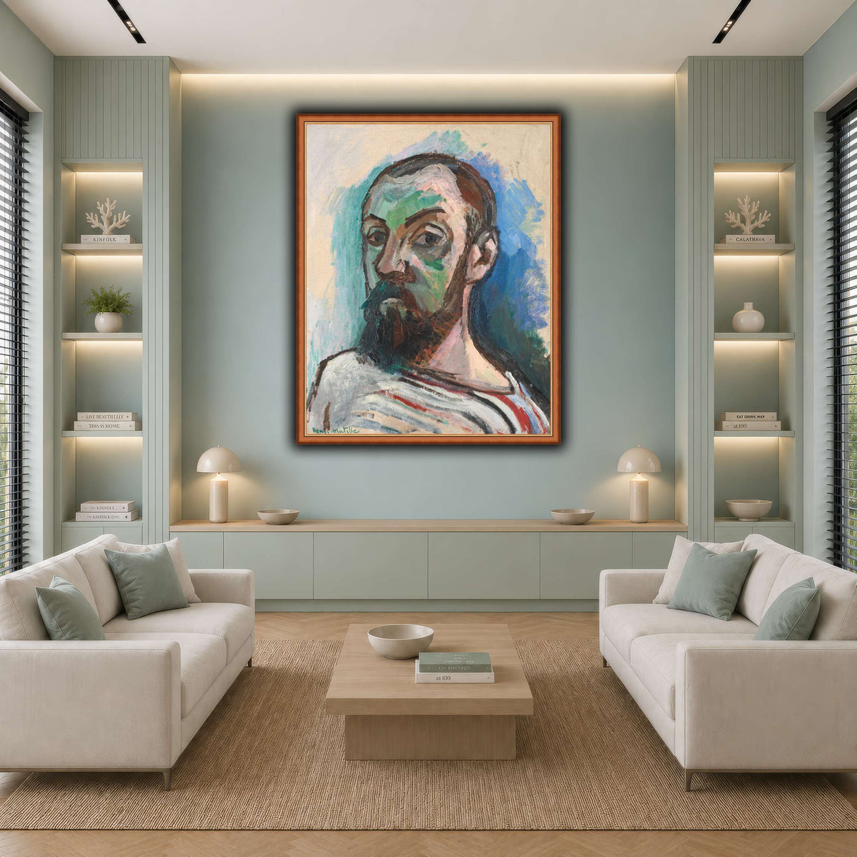 Autoportrait,_Henri_Matisse cool-living room