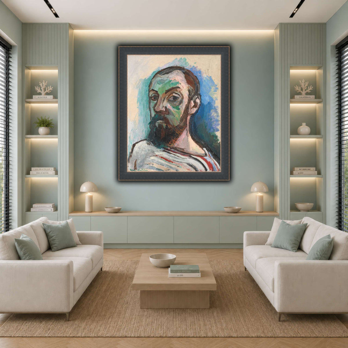Autoportrait,_Henri_Matisse cool-living room