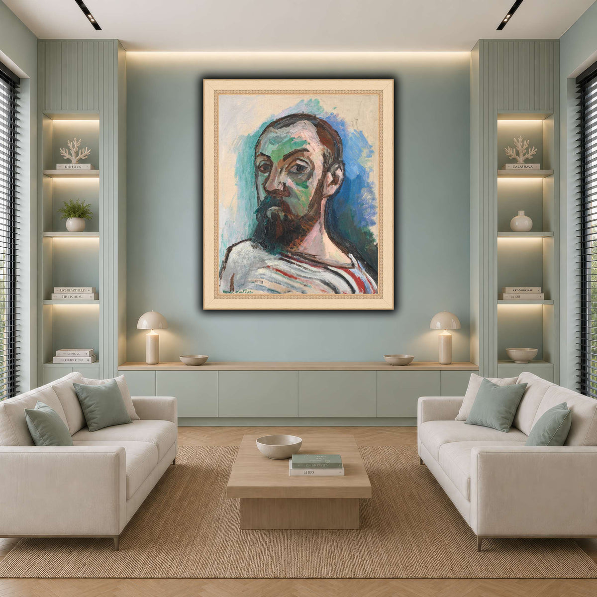 Autoportrait,_Henri_Matisse cool-living room