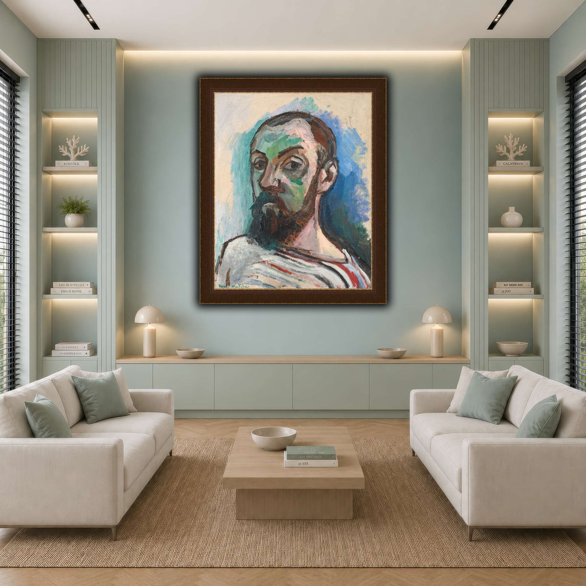 Autoportrait,_Henri_Matisse cool-living room