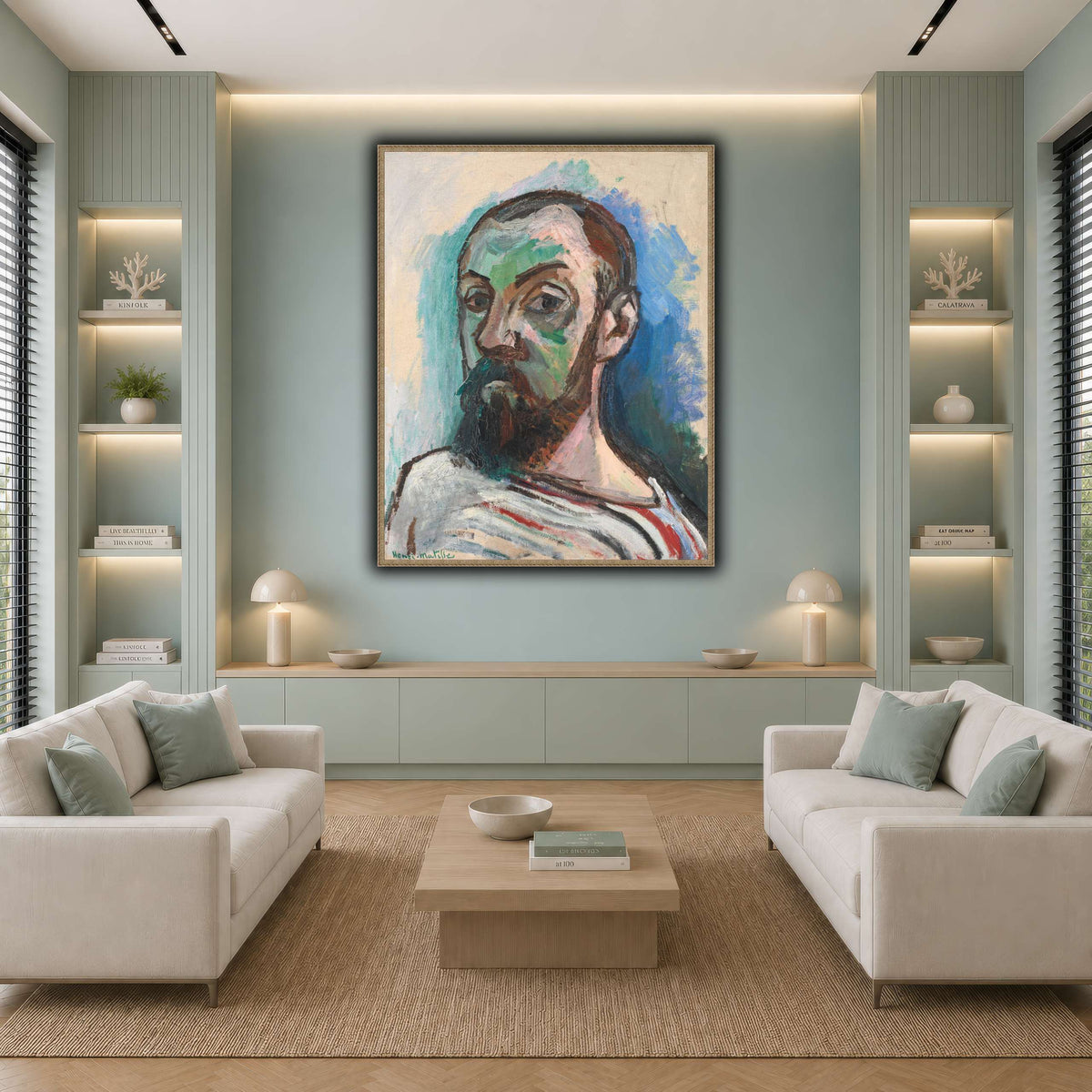 Autoportrait,_Henri_Matisse cool-living room