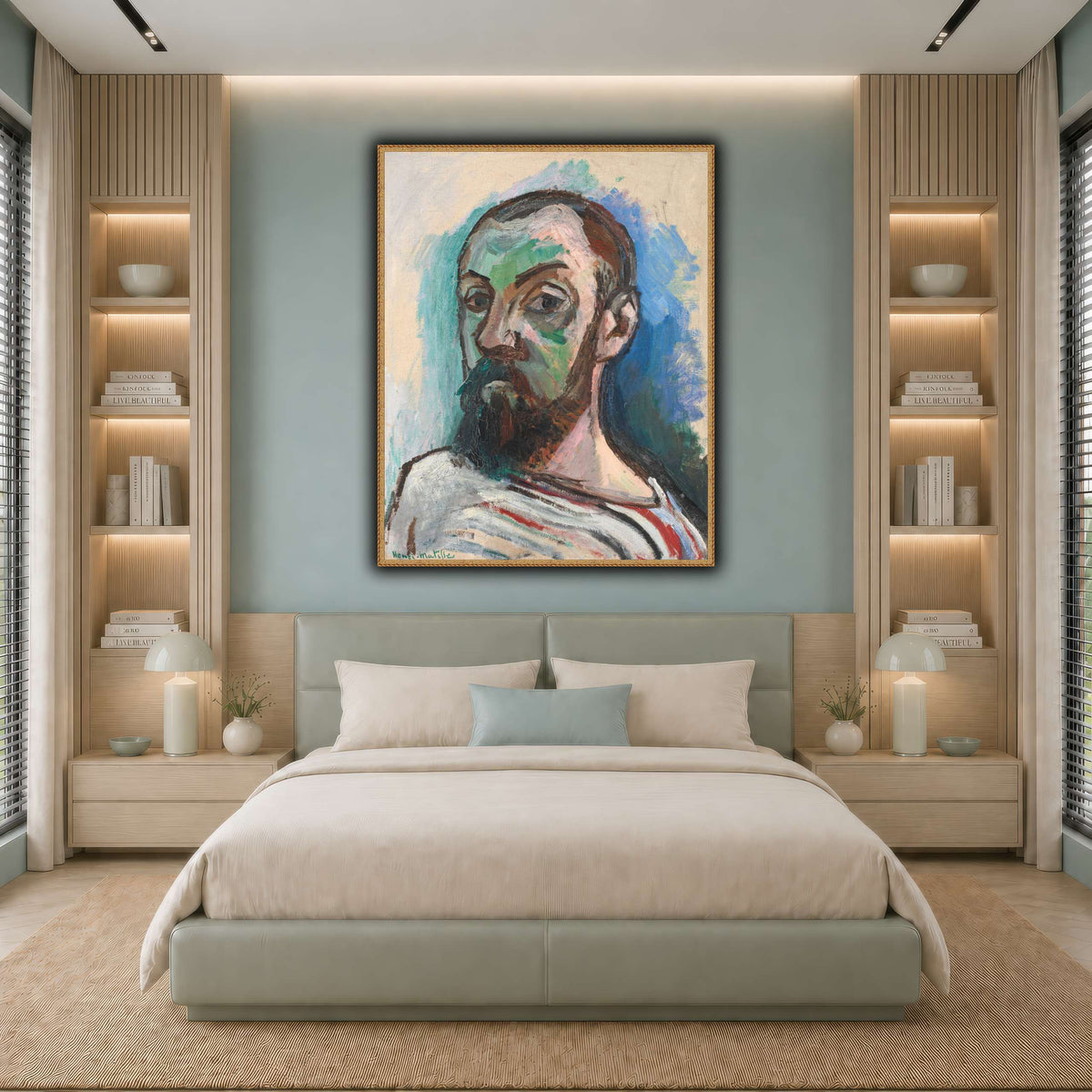 Autoportrait,_Henri_Matisse cool-bedroom