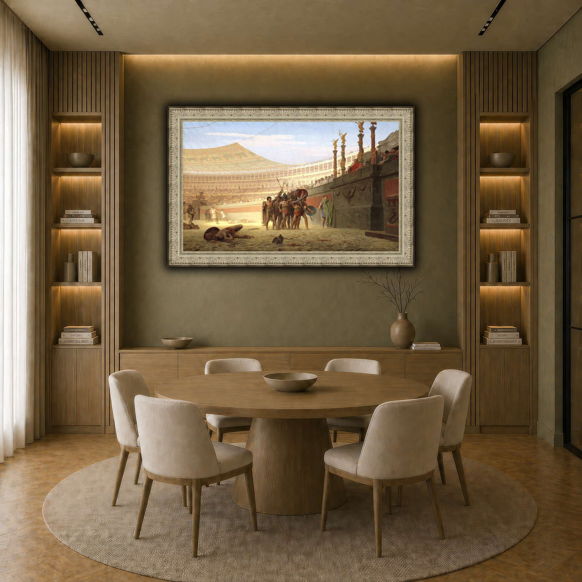 Ave_Caesar_Morituri_te_Salutant_Jean-Léon_Gérôme earth-dining room