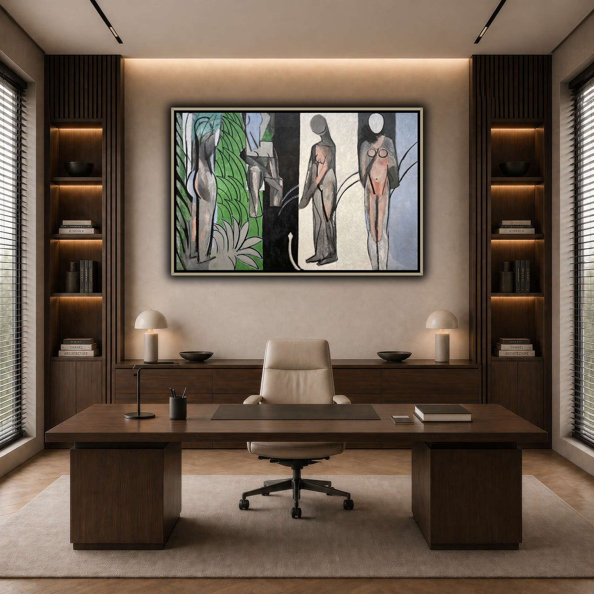 Bathers_by_a_River_Henri_Matisse dark neutral-office