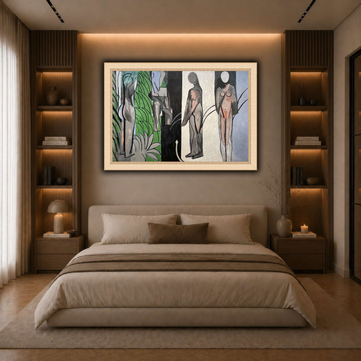Bathers_by_a_River_Henri_Matisse dark neutral-bedroom