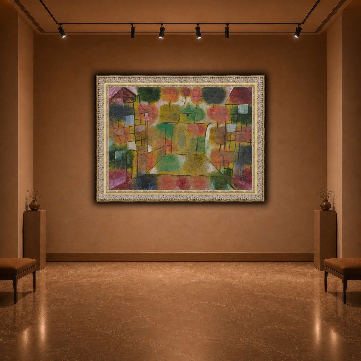 Baum-und-Architektur-Rhythmen-Tree-and-Architecture-Rhythms-1920_paul-klee warm-agallery