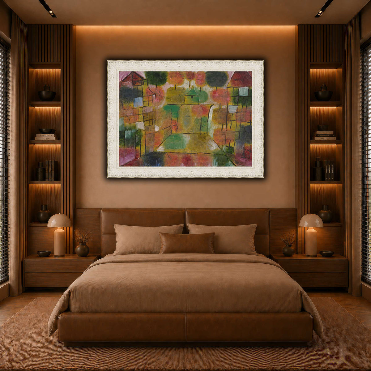 Baum-und-Architektur-Rhythmen-Tree-and-Architecture-Rhythms-1920_paul-klee warm-bedroom