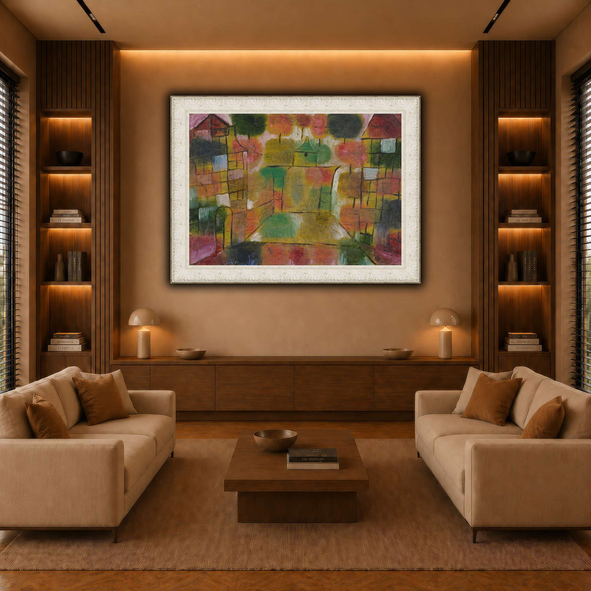 Baum-und-Architektur-Rhythmen-Tree-and-Architecture-Rhythms-1920_paul-klee warm-living-room
