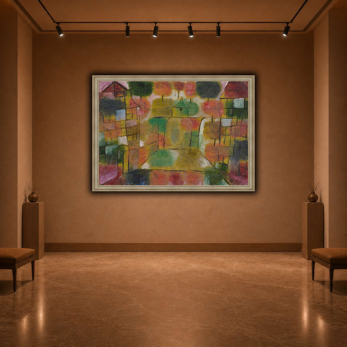 Baum-und-Architektur-Rhythmen-Tree-and-Architecture-Rhythms-1920_paul-klee warm-agallery