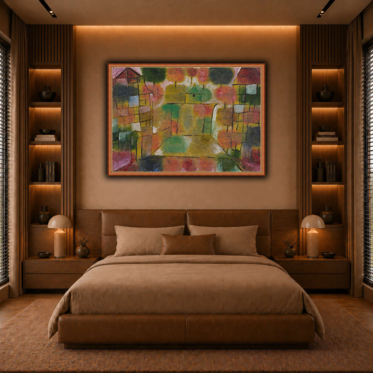 Baum-und-Architektur-Rhythmen-Tree-and-Architecture-Rhythms-1920_paul-klee warm-bedroom