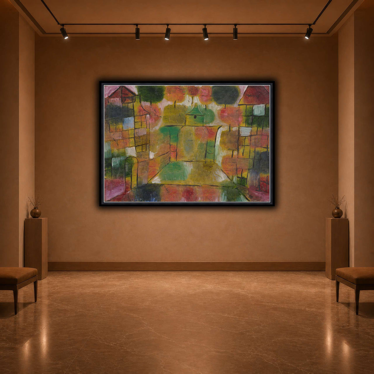 Baum-und-Architektur-Rhythmen-Tree-and-Architecture-Rhythms-1920_paul-klee warm-agallery