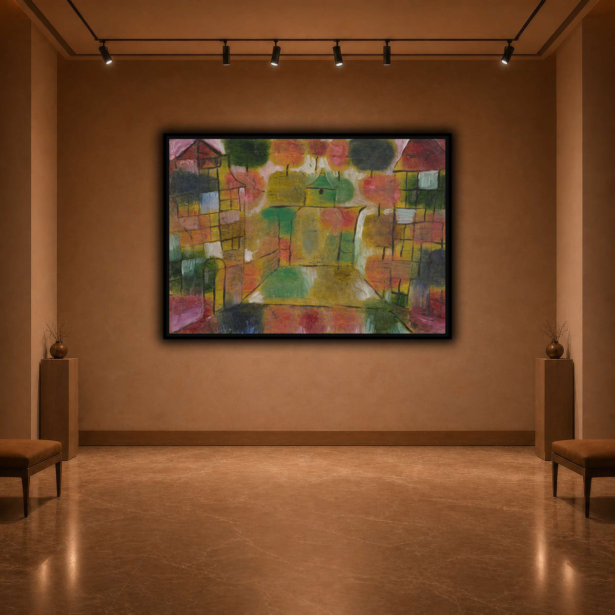 Baum-und-Architektur-Rhythmen-Tree-and-Architecture-Rhythms-1920_paul-klee warm-agallery