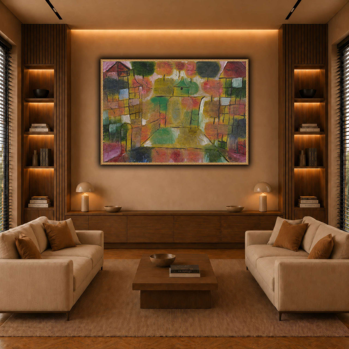 Baum-und-Architektur-Rhythmen-Tree-and-Architecture-Rhythms-1920_paul-klee warm-living-room