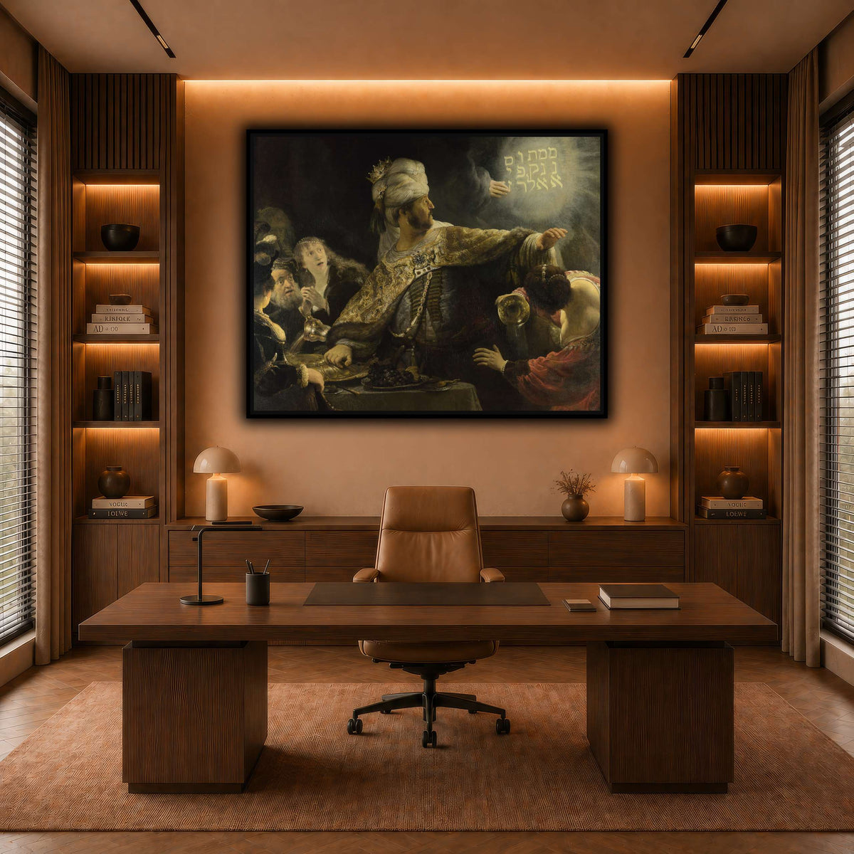 Belsazar_Rembrandt-van-Rijn warm-office