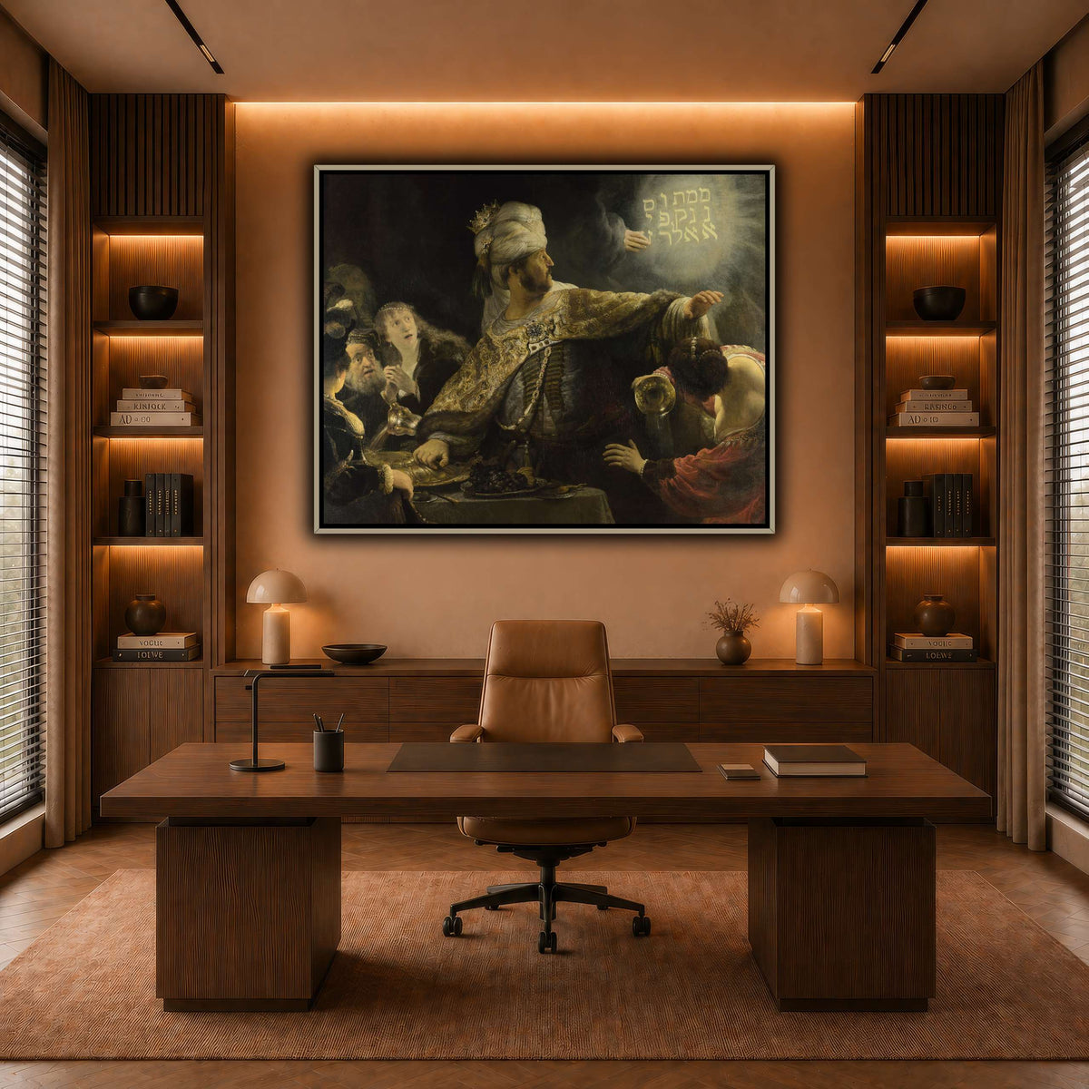 Belsazar_Rembrandt-van-Rijn warm-office