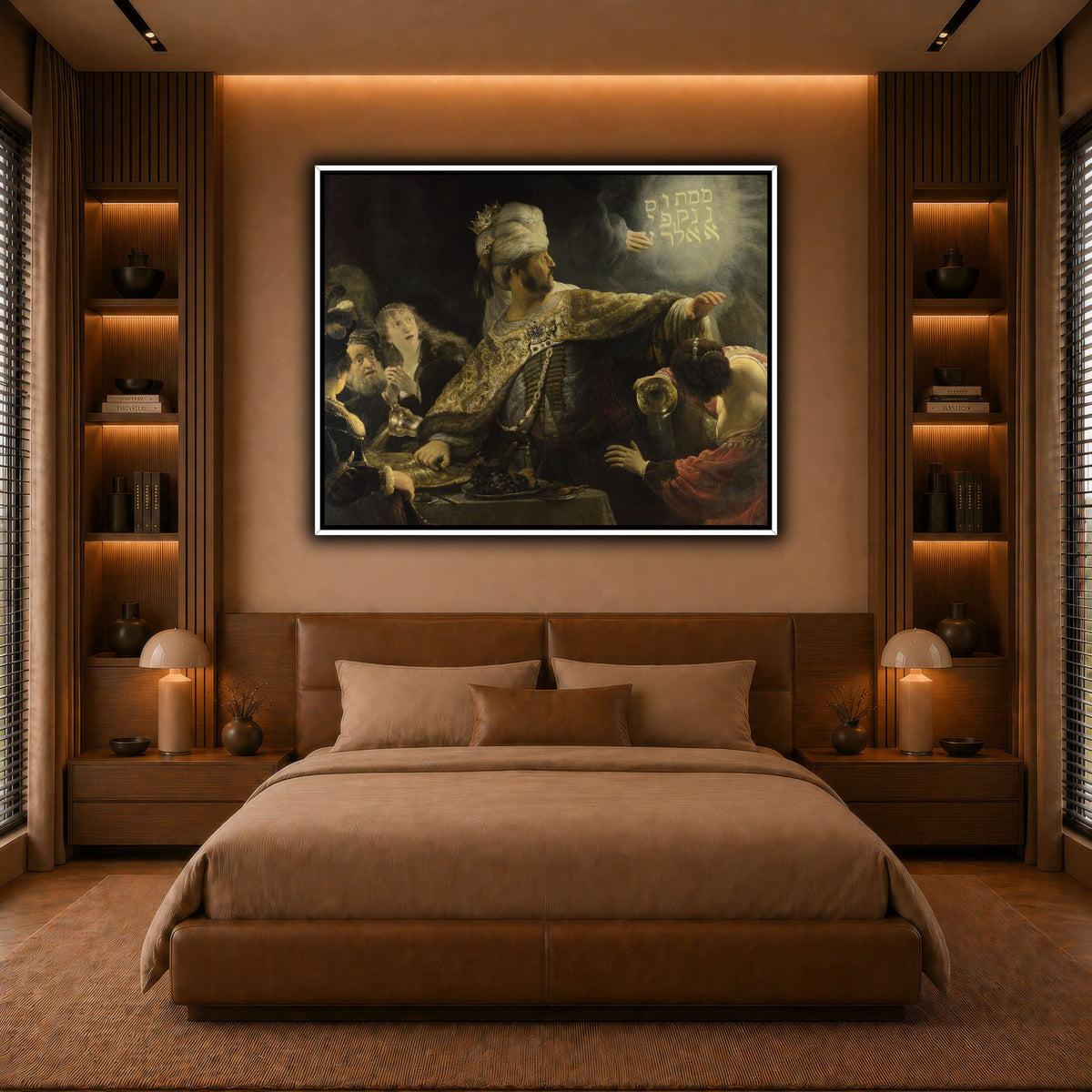 Belsazar_Rembrandt-van-Rijn warm-bedroom