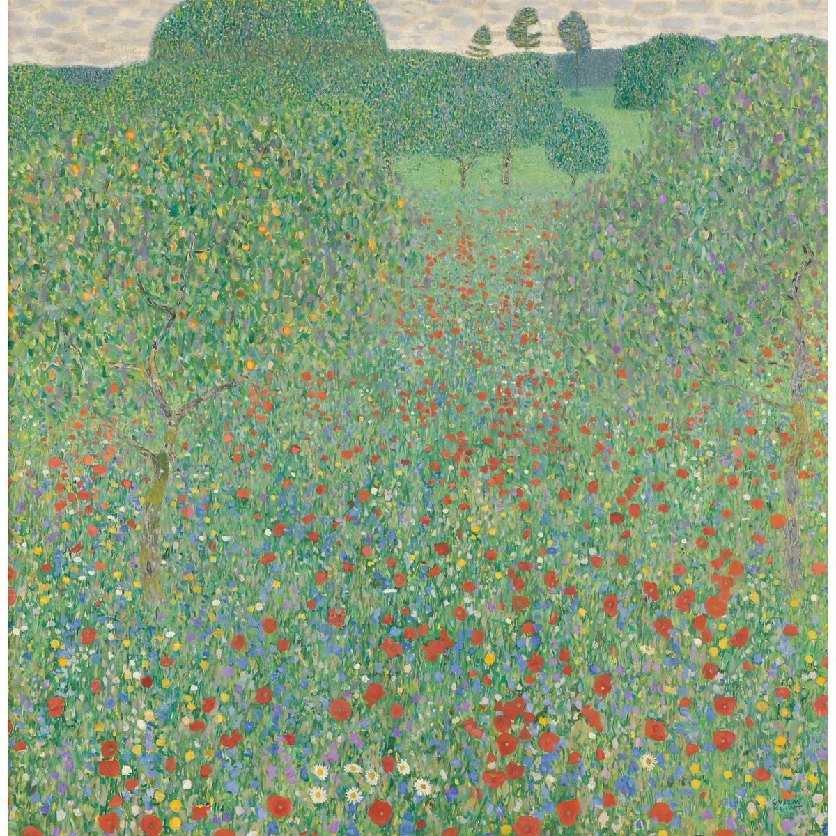 Blooming_Poppies_-_Klimt