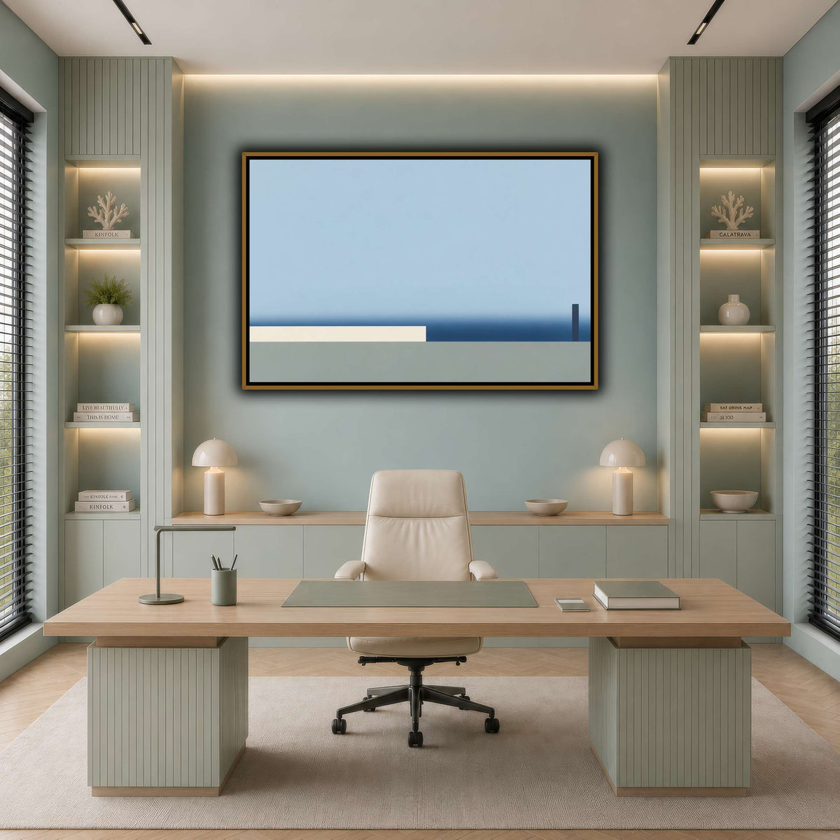 Blue Distance-5 cool-office