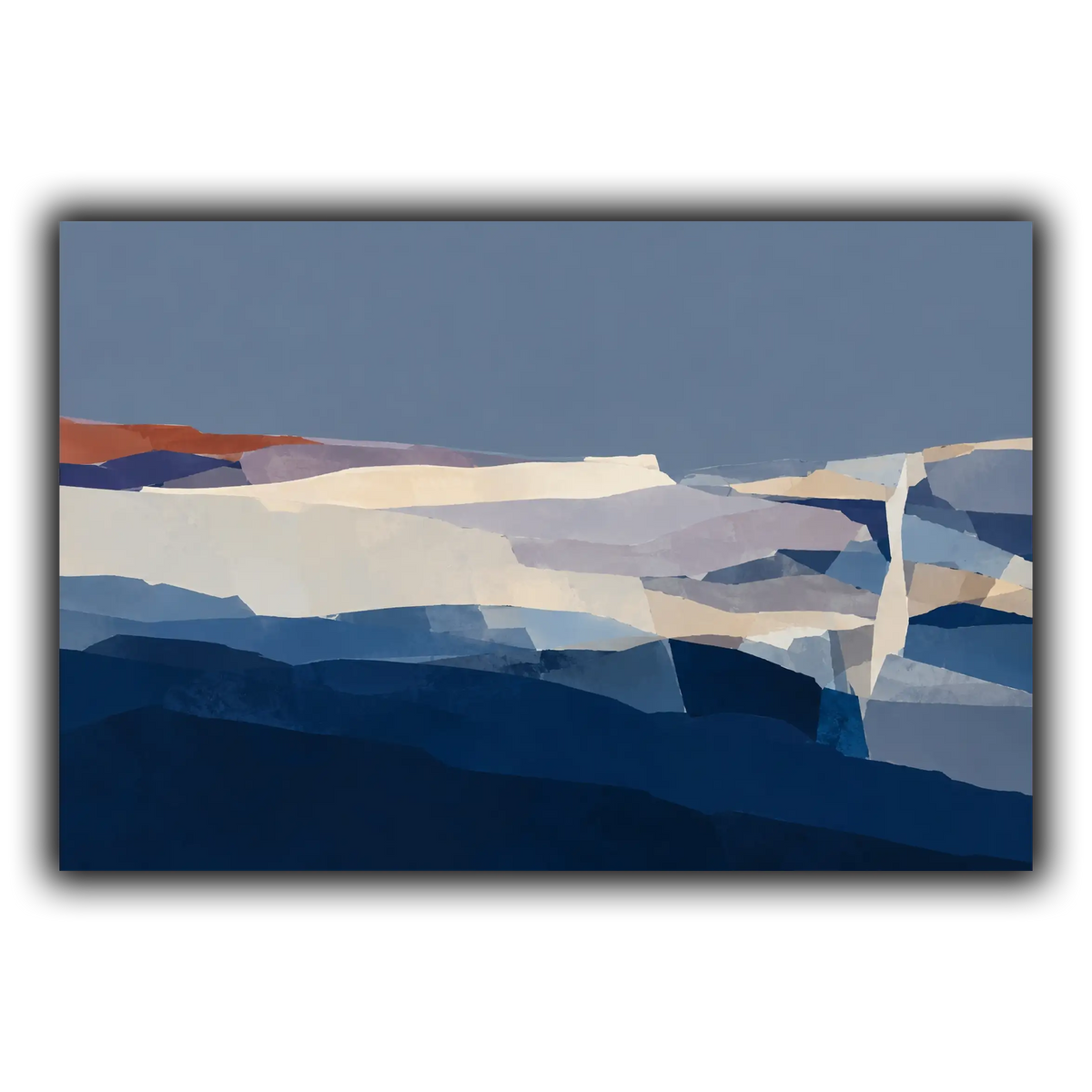 Blue Hour Fractured Strata-10