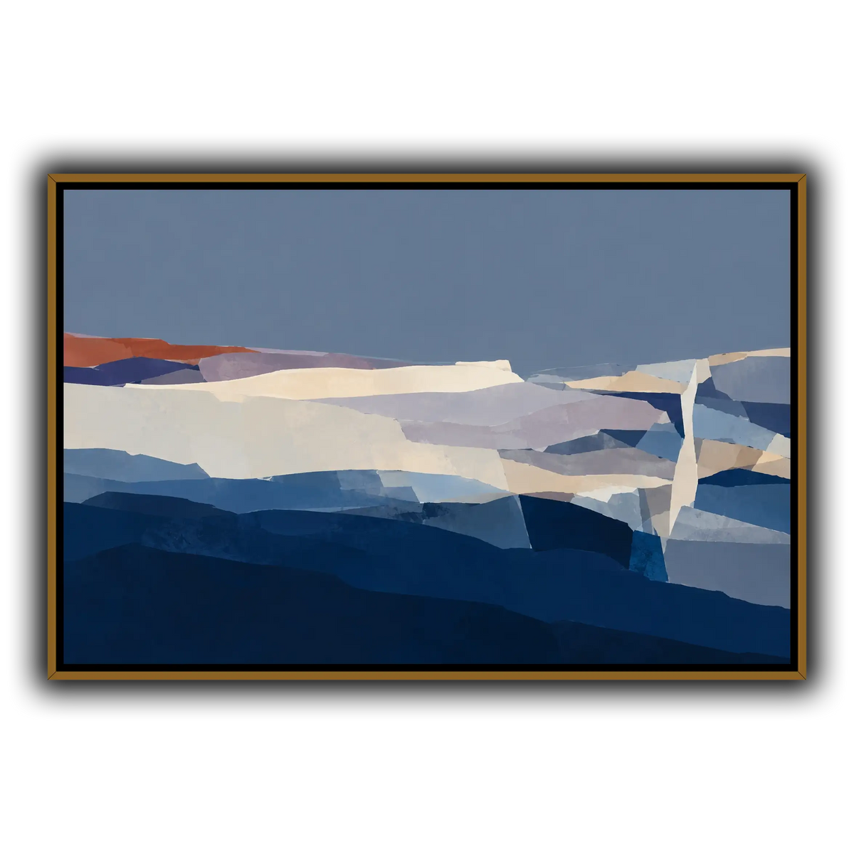 Blue Hour Fractured Strata-10