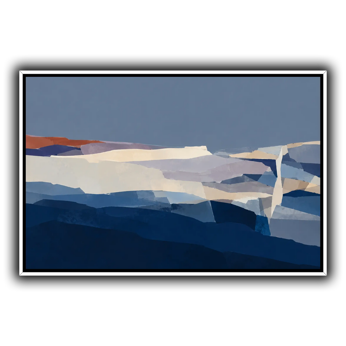 Blue Hour Fractured Strata-10