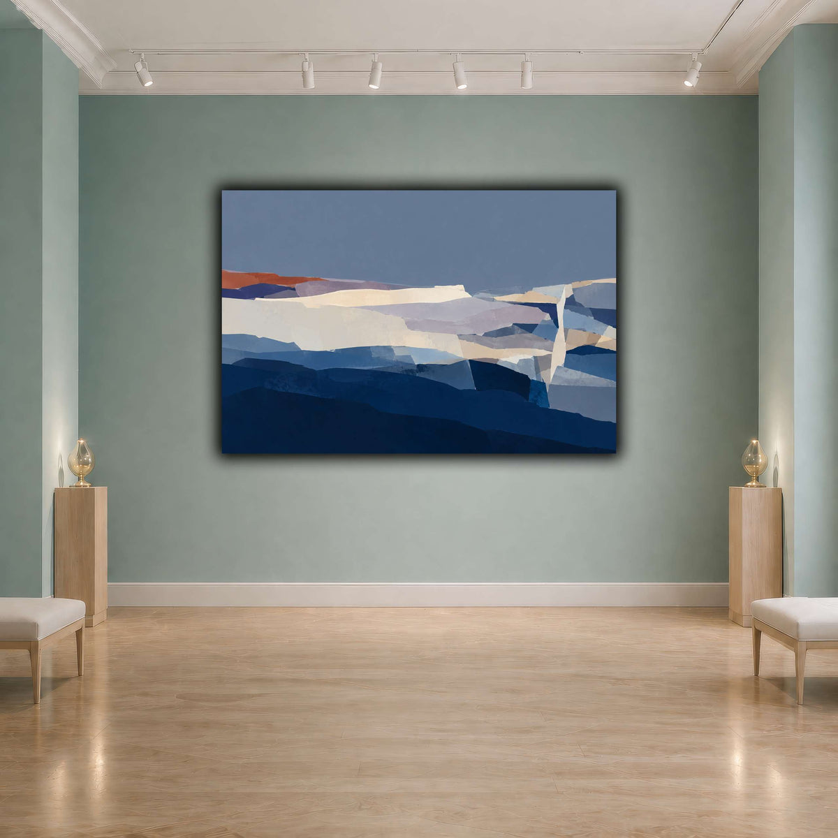 Blue Hour Fractured Strata-10 cool-agallery