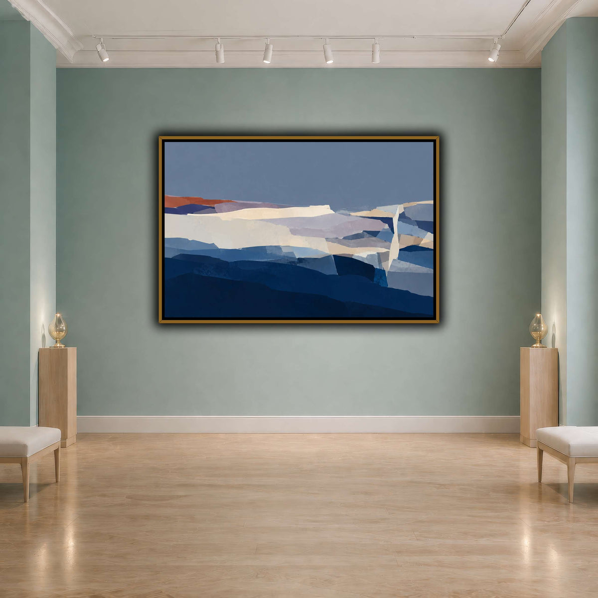 Blue Hour Fractured Strata-10 cool-agallery