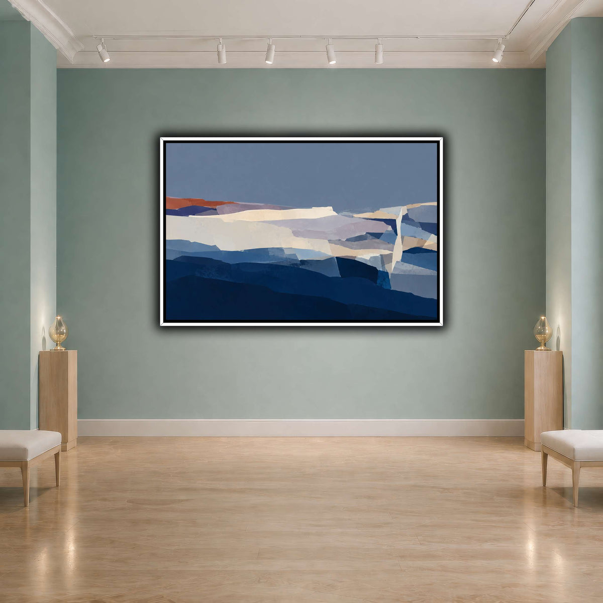Blue Hour Fractured Strata-10 cool-agallery