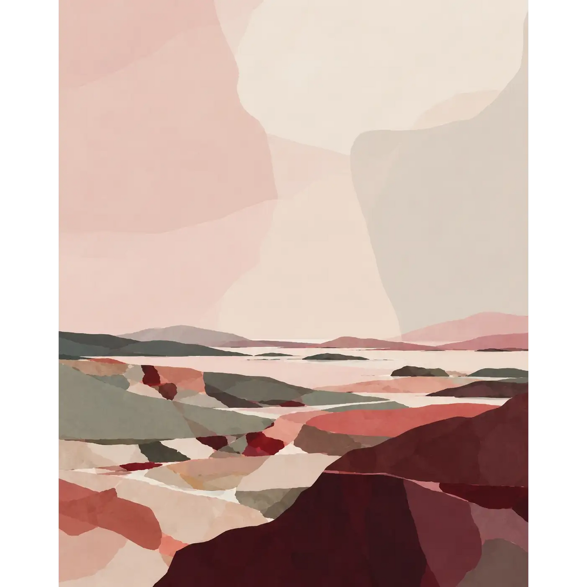 Blush Strata and Wine Terrain-5