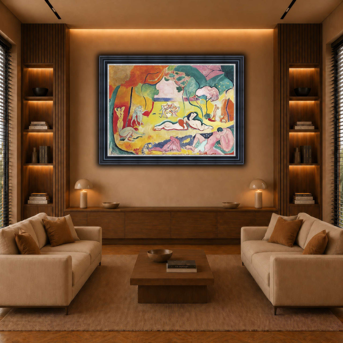Bonheur_Matisse_Henri_Matisse warm-living-room