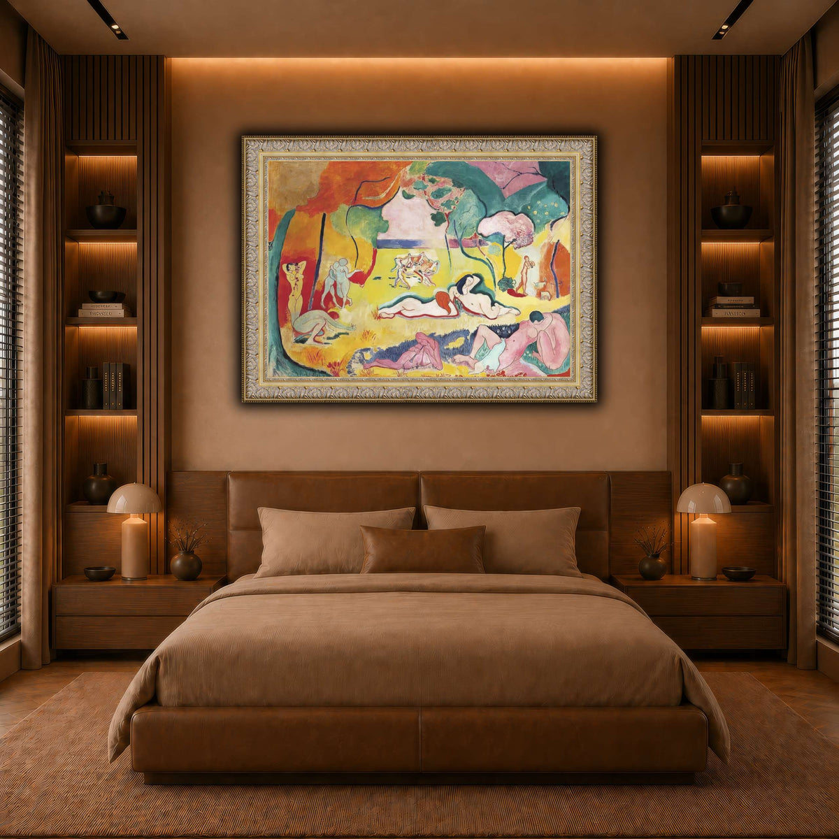Bonheur_Matisse_Henri_Matisse warm-bedroom