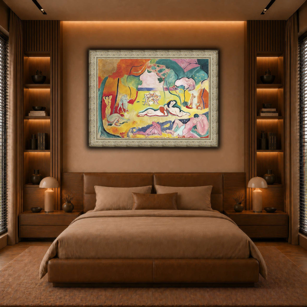 Bonheur_Matisse_Henri_Matisse warm-bedroom