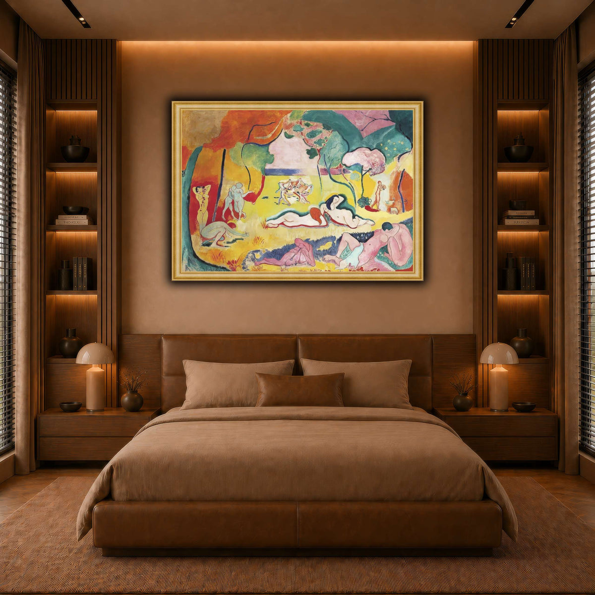 Bonheur_Matisse_Henri_Matisse warm-bedroom