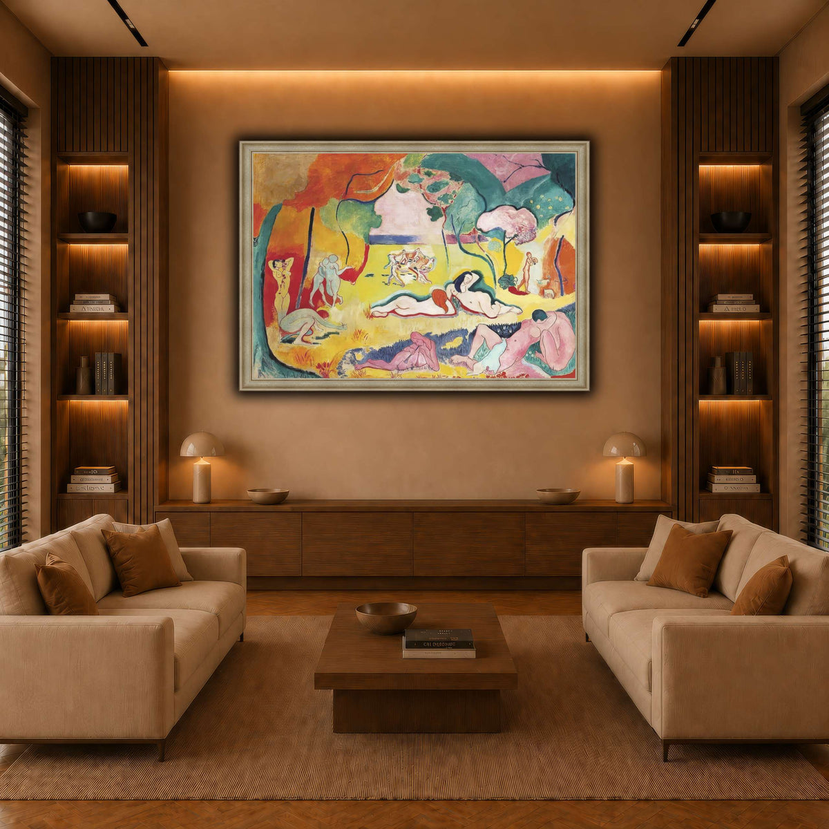 Bonheur_Matisse_Henri_Matisse warm-living-room