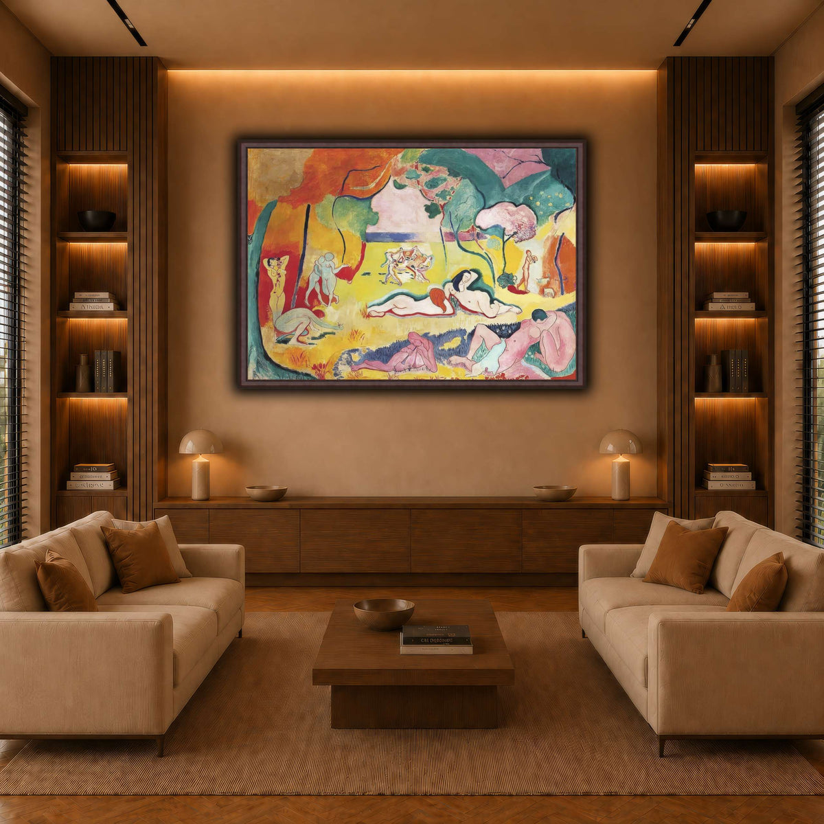 Bonheur_Matisse_Henri_Matisse warm-living-room