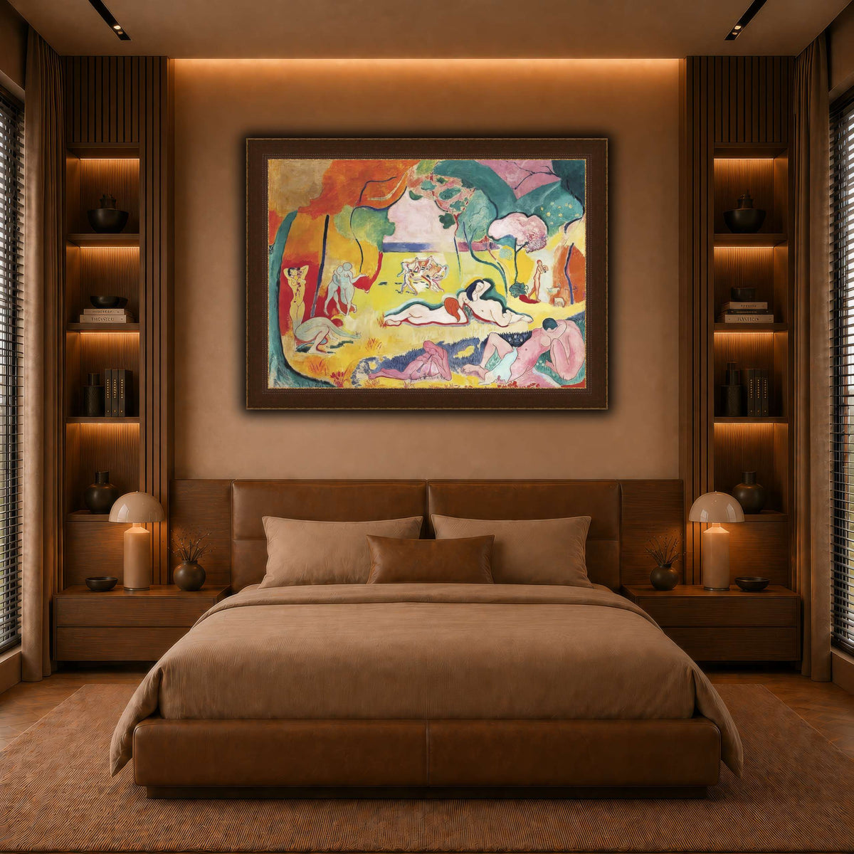 Bonheur_Matisse_Henri_Matisse warm-bedroom