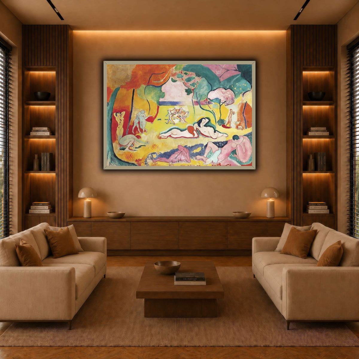 Bonheur_Matisse_Henri_Matisse warm-living-room