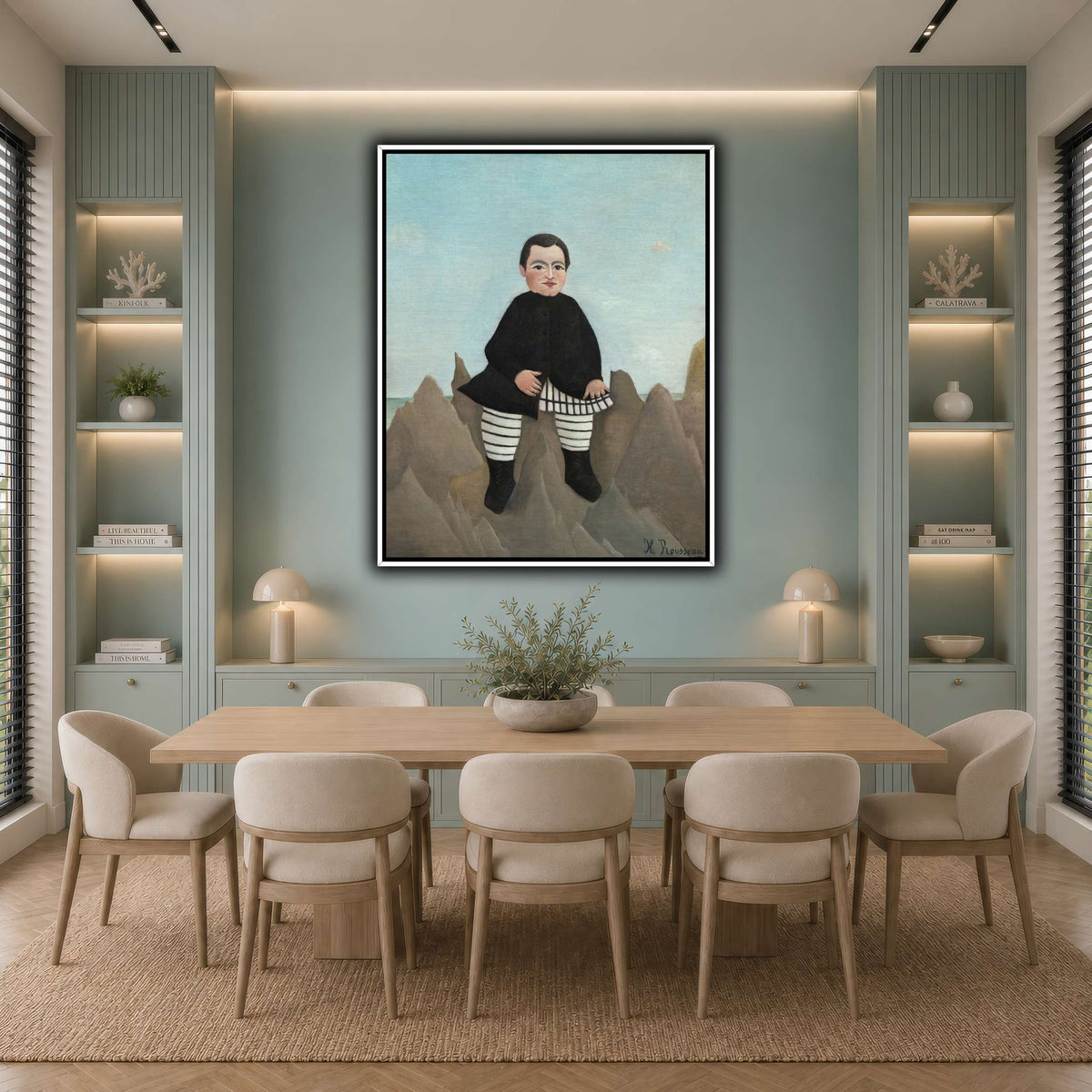 Boy-on-the-Rocks-1895-1897_Henri-Rousseau cool-dining