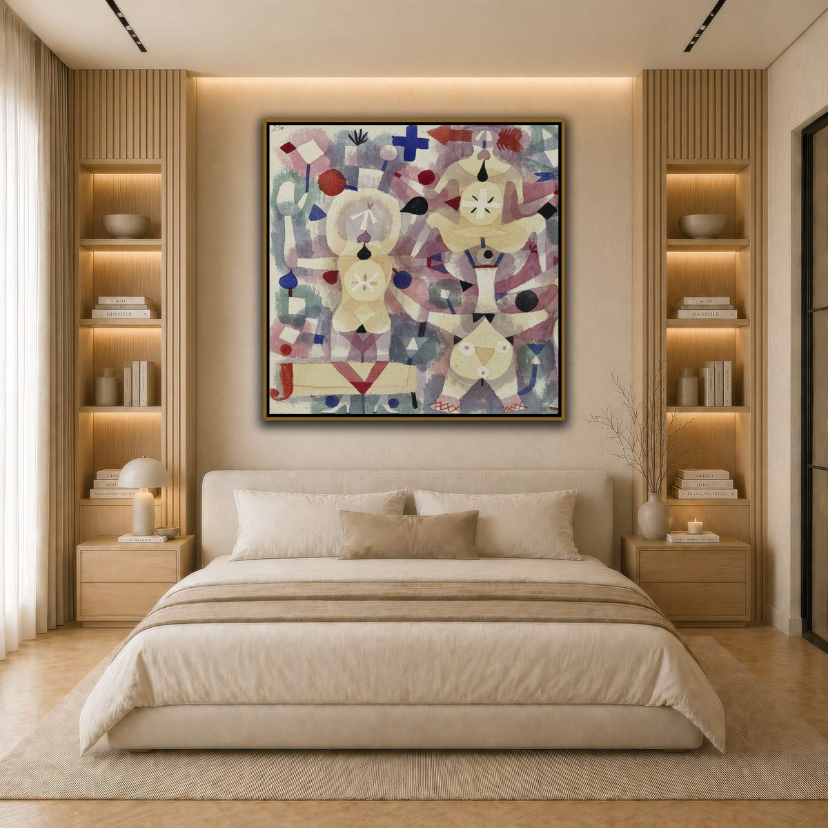 Carnival-in-the-Snow-1923_paul-klee light neutral- bedroom