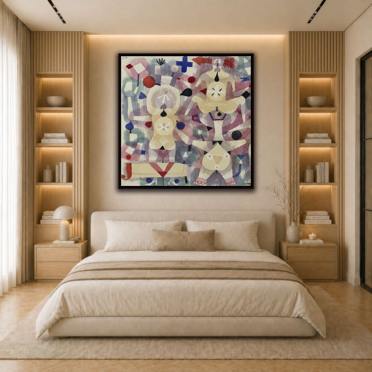 Carnival-in-the-Snow-1923_paul-klee light neutral- bedroom