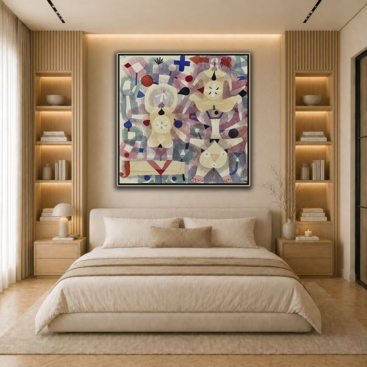 Carnival-in-the-Snow-1923_paul-klee light neutral- bedroom