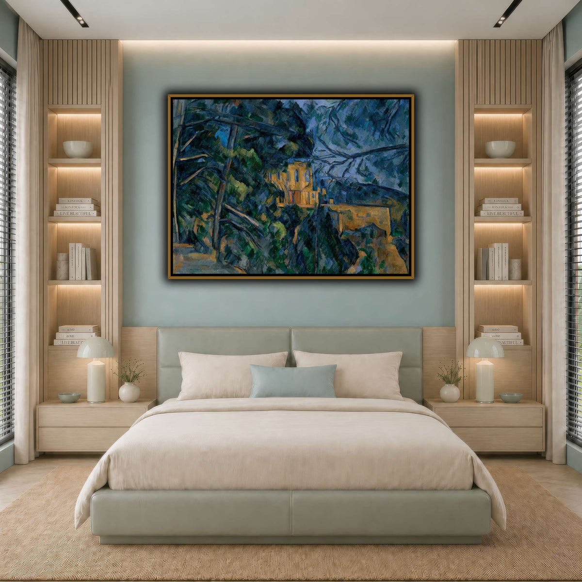Château_by_Paul_Cezanne cool-bedroom