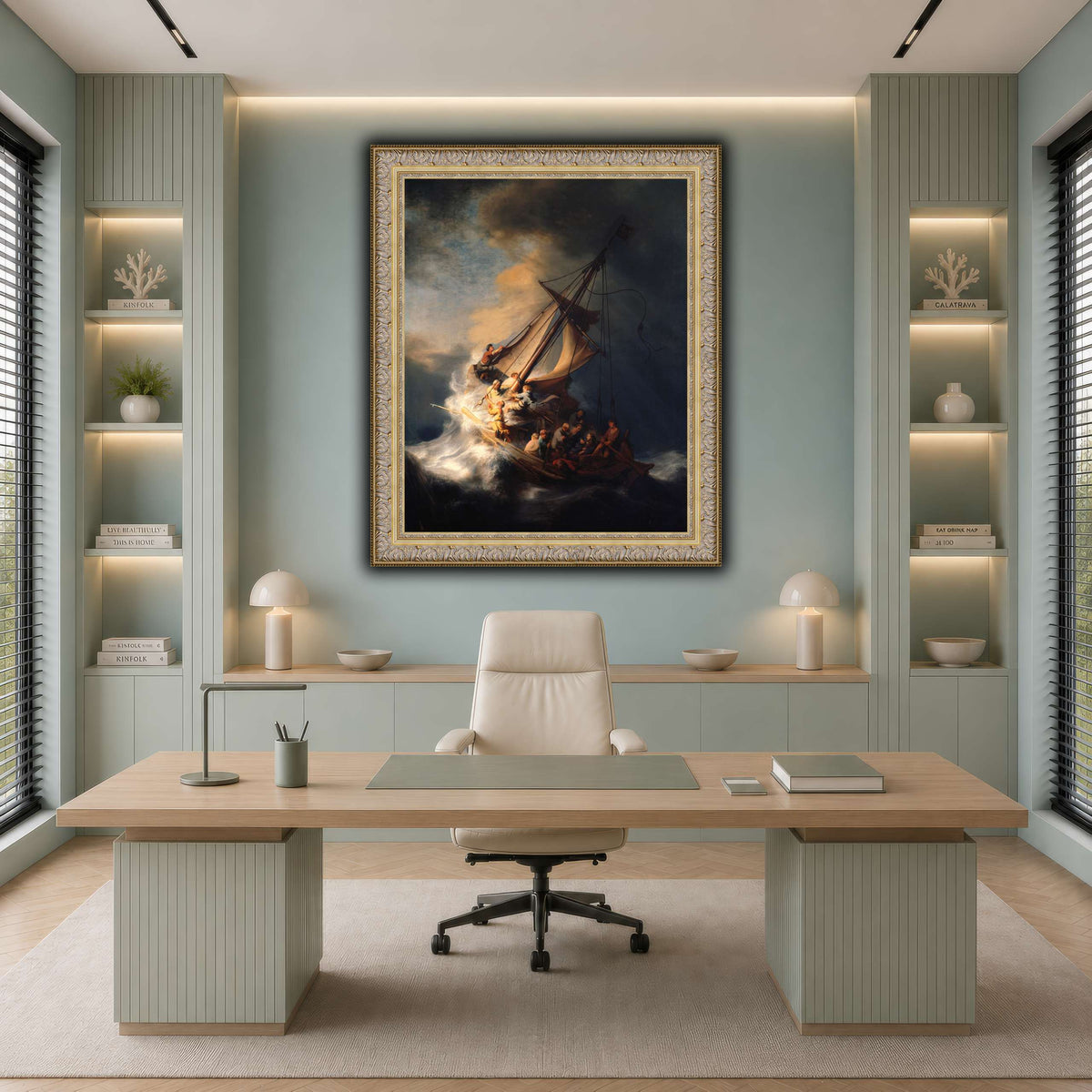 Christ_in_the_Storm_on_the_Lake_of_Galilee_Rembrandt-van-Rijn cool-office