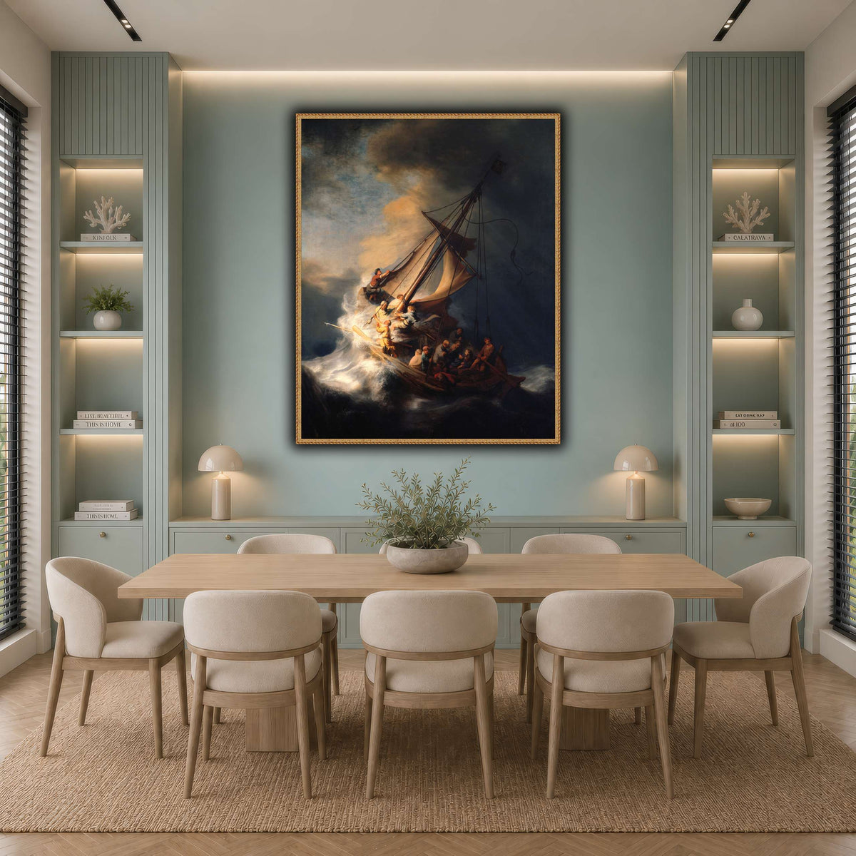 Christ_in_the_Storm_on_the_Lake_of_Galilee_Rembrandt-van-Rijn cool-dining
