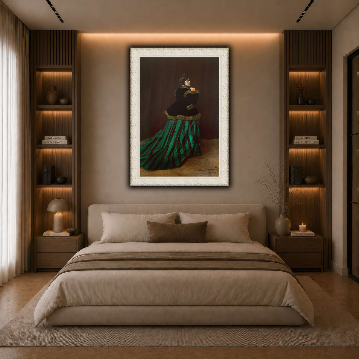Claude_Monet_-_Camille dark neutral-bedroom