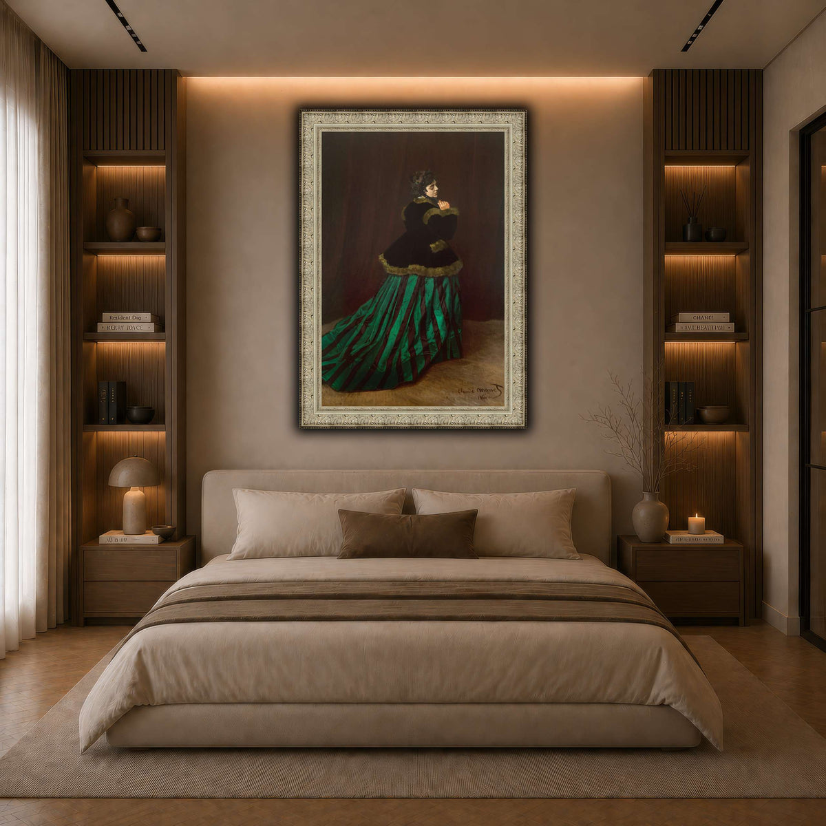 Claude_Monet_-_Camille dark neutral-bedroom